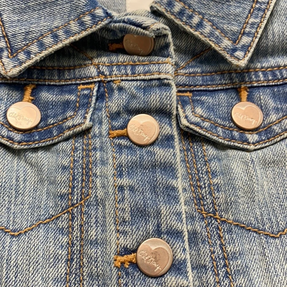 EUC old navy jean vest size 2T